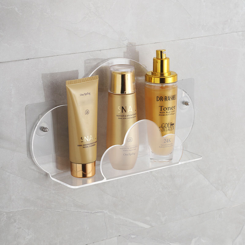 Cloud Shape Transparent Wall Mounted Shelf